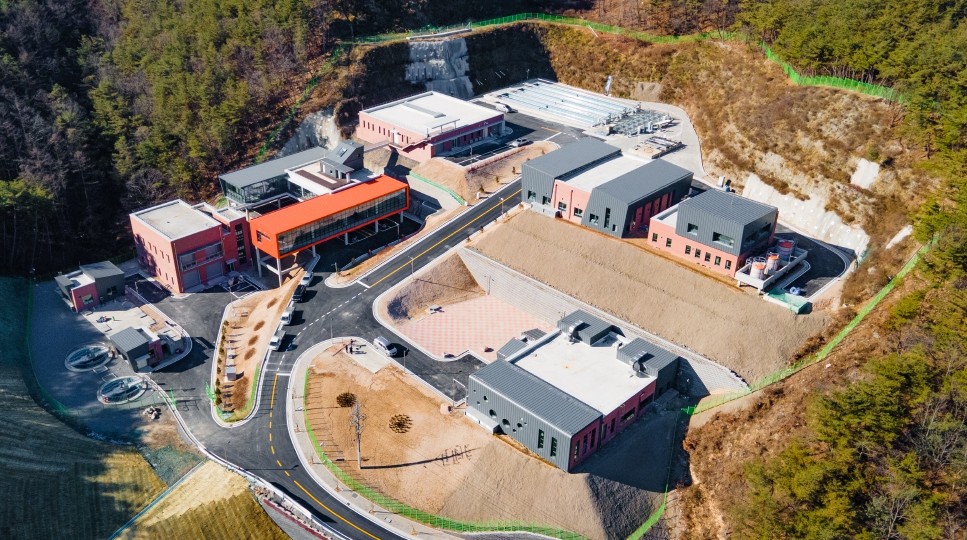 ▲ 단양정수장 전경. 사진=단양군제공