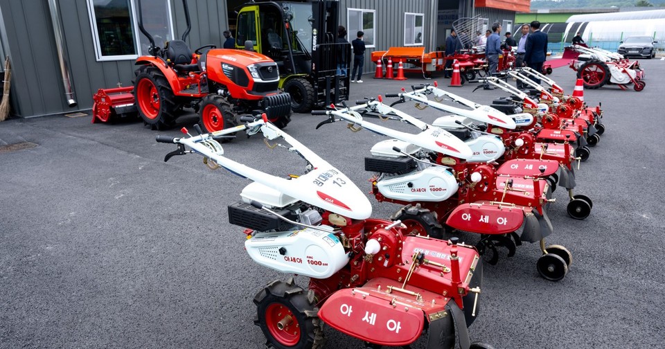 ▲ 임대사업용 농기계. 사진=충청일보DB
