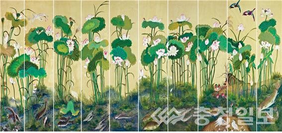 ▲ 연화도 / 사진: 박효영 궁중기록화가