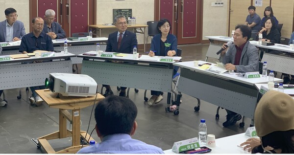 ▲ ‘청주시 관광종합개발계획 수립’ 중간보고회 모습 /청주시