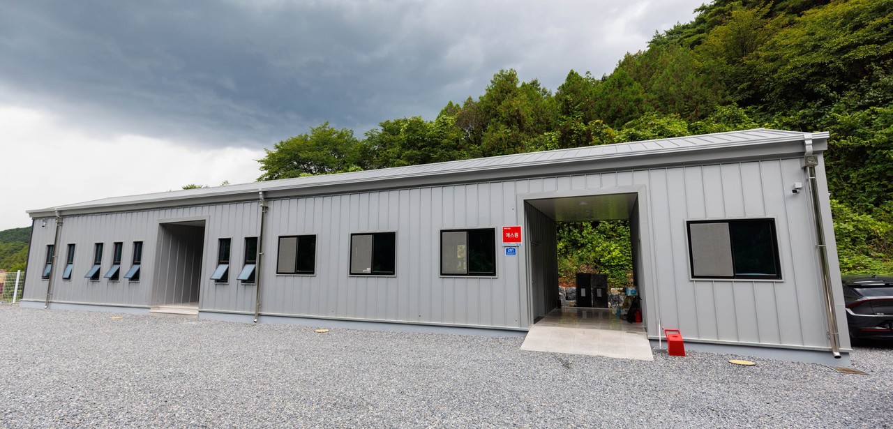 ▲ 단양군 매포읍 우덕리에 자리한 ‘단양군 동물보호센터’. 사진=단양군제공