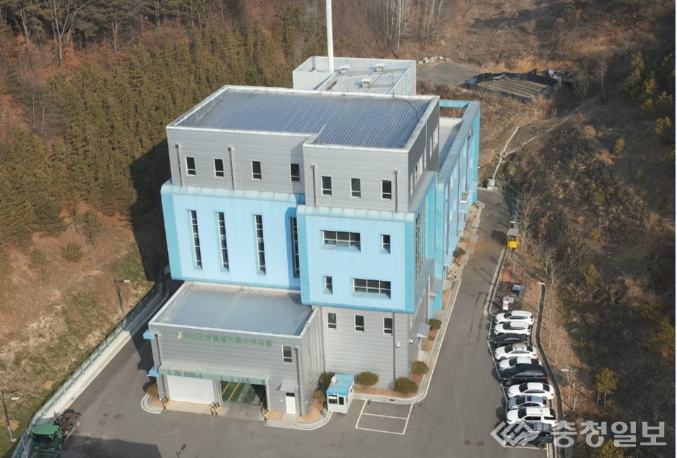 ▲ 추부면 용지리 생활폐기물 소각장./금산군 제공