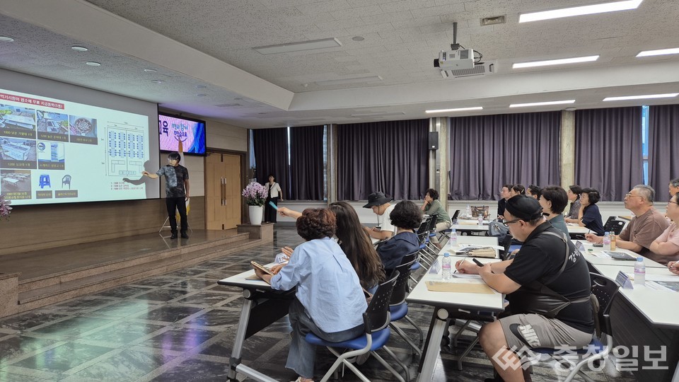 ▲ 대전효문화뿌리축제 먹거리장터 운영 준비회의 개최 장면
