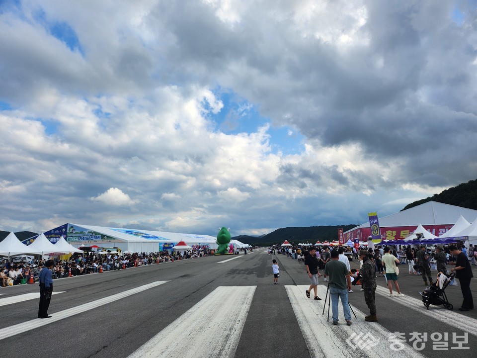 ▲ 2025 계룡군문화축제 4일 차 행사장 전경
