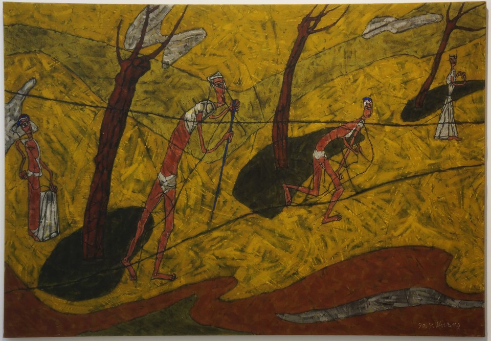 ▲ 충북 증평군이 국립현대미술관 미술은행과 '2025 미술은행 소장품 기획전시'공동추진한다 사진은 황용섭 작가의 '길'.