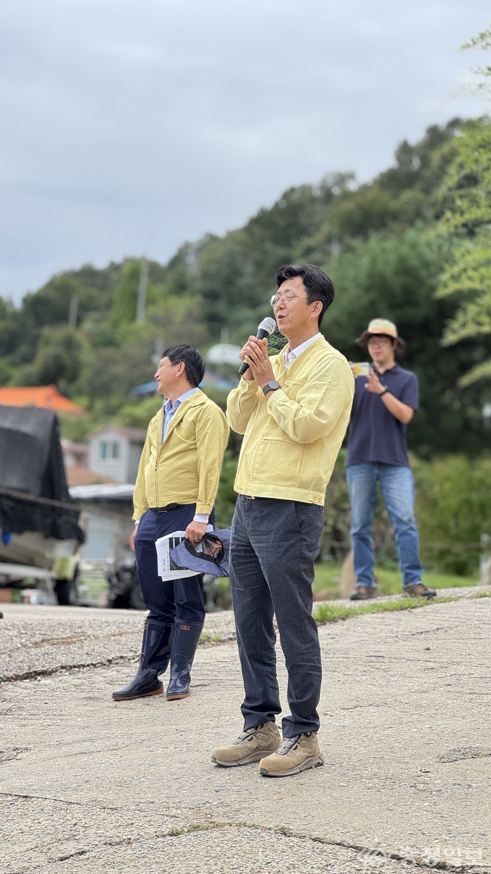 ▲ 송호석 금강청장이 인사말을 전하고 있다