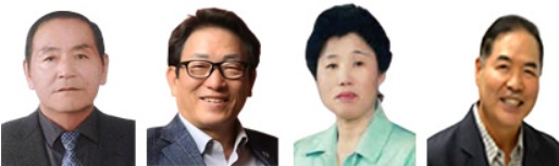 ▲ 왼쪽부터) l장광진 씨, 길청암 씨, 고봉순 씨, 길준형 씨.