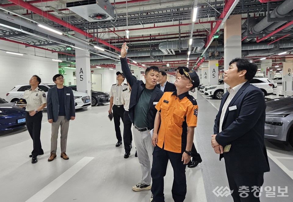 ▲ 대전소방, 추석 연휴 대비 대형 판매시설 현장 방문