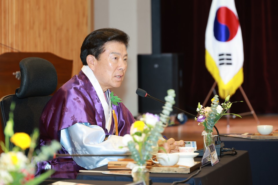 ▲ 박범인 금산군수