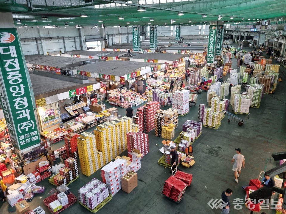 ▲ 노은도매시장, 추석맞이 농수산물유통 종합대책 가동