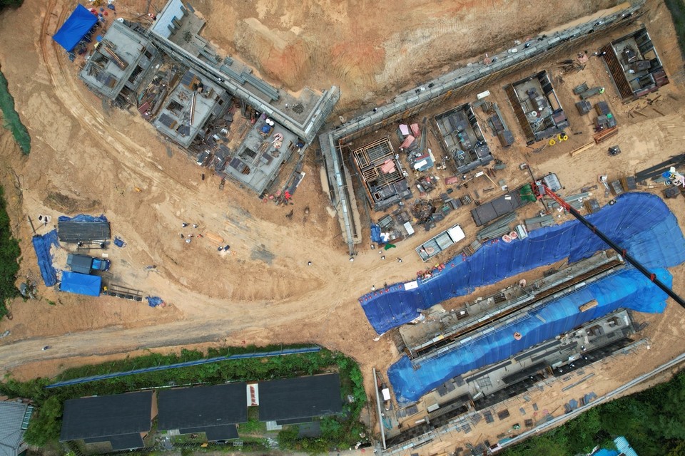 ▲ 아토피자연치유마을 단독주택 조성 모습./금산군 제공