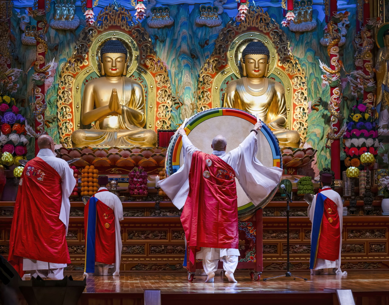 ▲ 제7회 천태사진공모전에서 금상을 차지한 조무권씨의 ‘울림’. 사진=구인사제공