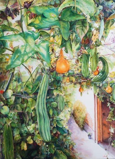 ▲ 이제순 화울회 회장의 '여름의 속삭임'.