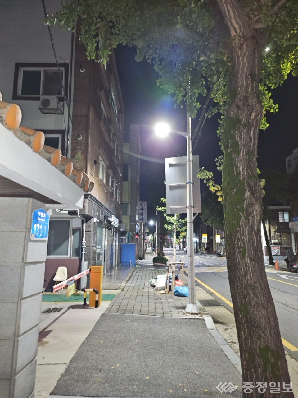 ▲ 가장동 일원 조도 개선 공사 후 현장 모습