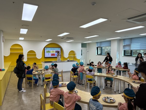 ▲ 학생건강교육센터 개관에 따른 시범교육 운영 현장사진