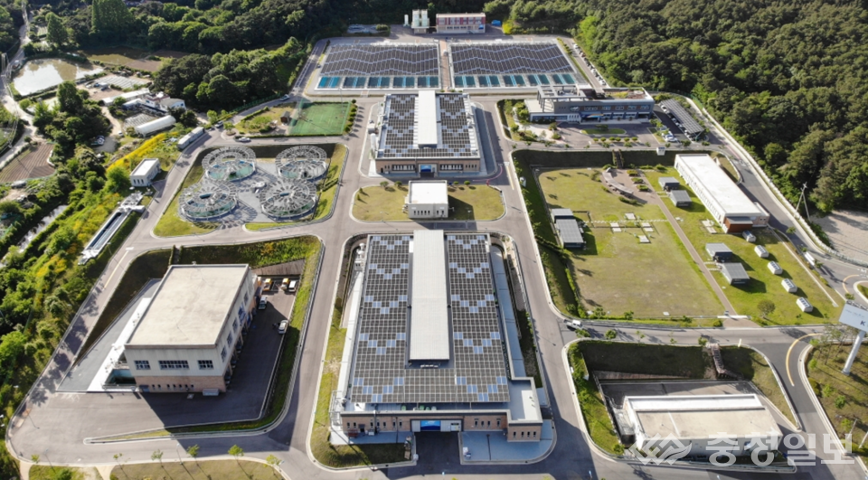 ▲ 한국수자원공사의 대표 AI 정수장인 화성정수장 전경