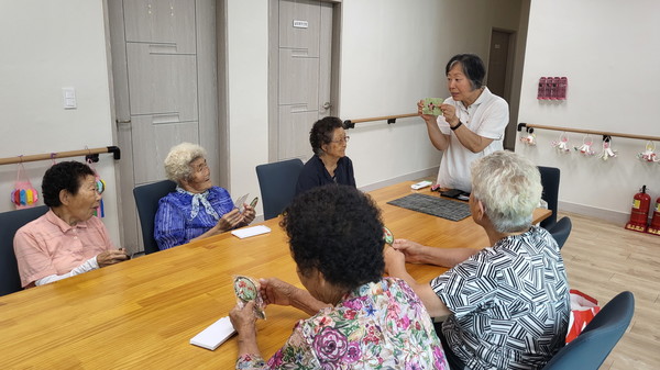 ▲ 치유프로그램 시범운영 모습