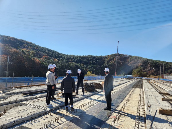 충남도 건설본부, 동절기 대비 건설 현장 품질·안전점검