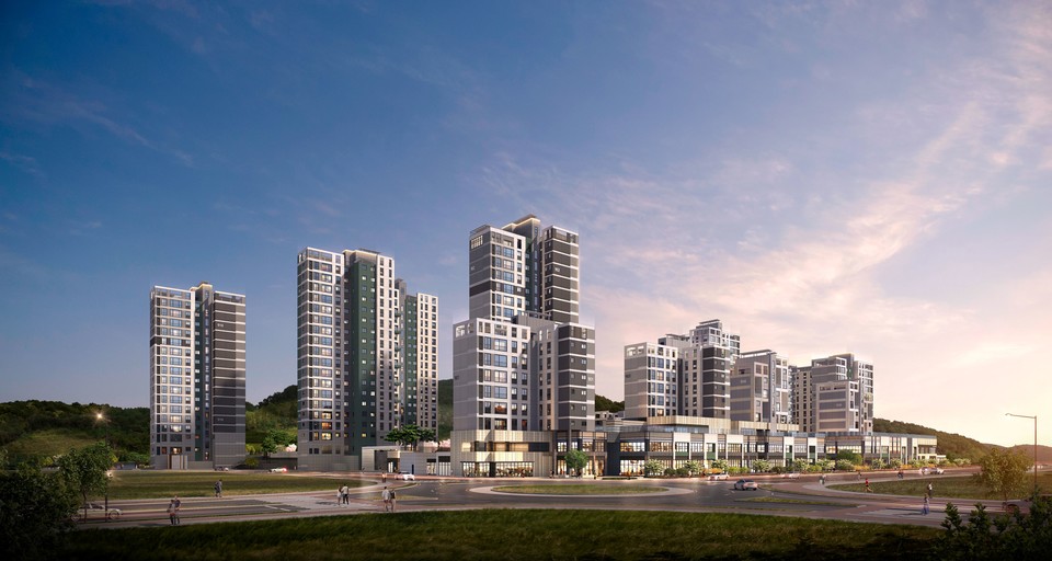 ▲ 세종시 합강동 L9블럭에 들어설 민영주택 ‘엘리프 세종 스마트시티’ 조감도.