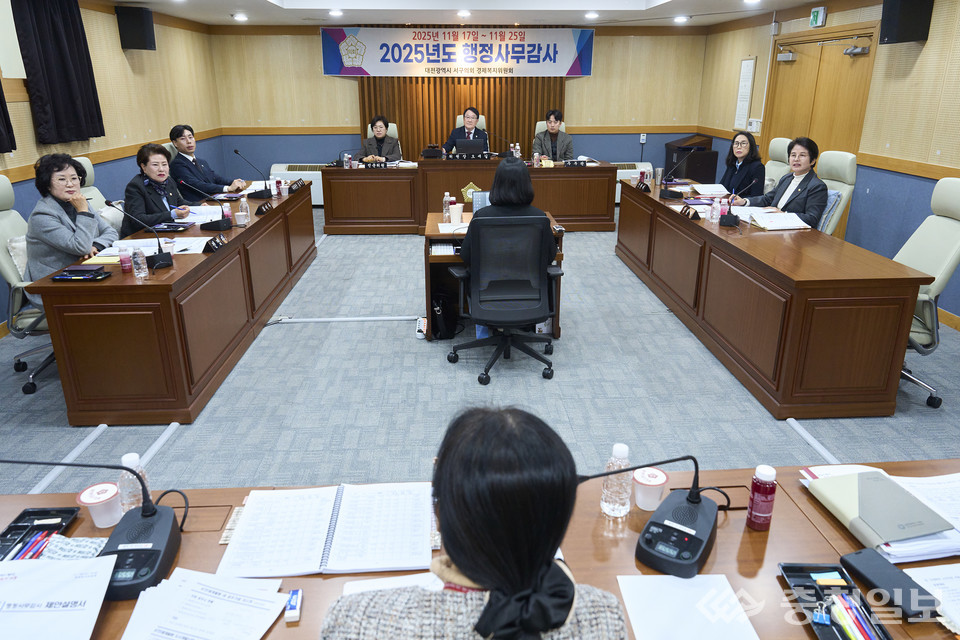 ▲ 서구의회 경제복지위원회, 행정사무감사 3일 차