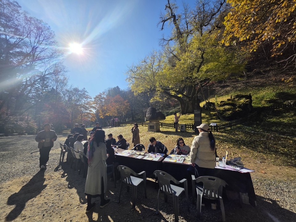 ▲ 1차 프로그램 체험./금산군 제공