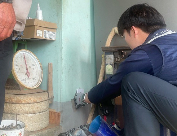 ▲ 재난취약가구 안전점검