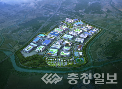 ▲ 충북 진천군 이월면 테크노폴리스 산단 조감도.