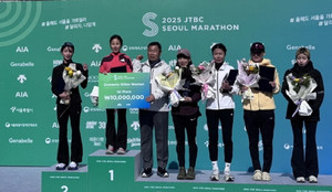 충주시청 임예진, '2025 JTBC 서울마라톤' 우승