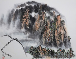 황산 풍경을 수묵에 담다 - 뉴스 썸네일 이미지